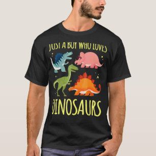 Nur ein Junge, der Dinosaurier Science Paleontolog T-Shirt