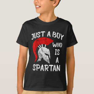 Nur ein Junge, der ein spartanischer Spartakus ist T-Shirt