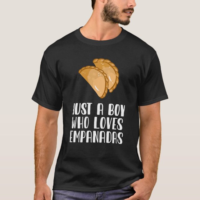 Nur ein Junge, der Empanadas Liebe T-Shirt (Vorderseite)