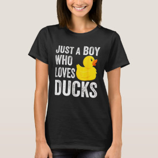 Nur ein Junge, der Enten Enten Liebe Haustier T-Shirt