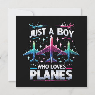 Nur ein Junge, der Flugzeug Liebe