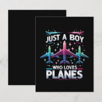 Nur ein Junge, der Flugzeug Liebe
