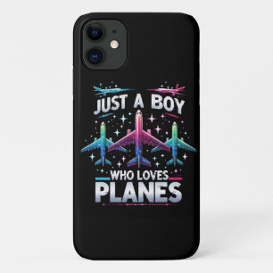 Nur ein Junge, der Flugzeuge liebt Case-Mate iPhone Hülle