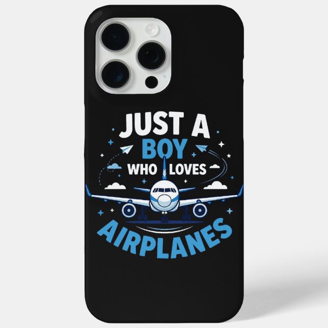 Nur ein Junge, der Flugzeuge liebt  Case-Mate iPhone Hülle (Rückseite)