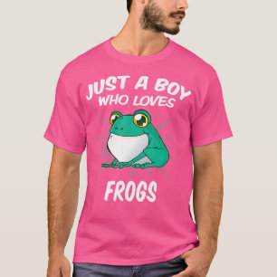 Nur ein Junge, der Frogs Funny Frog Liebe T-Shirt