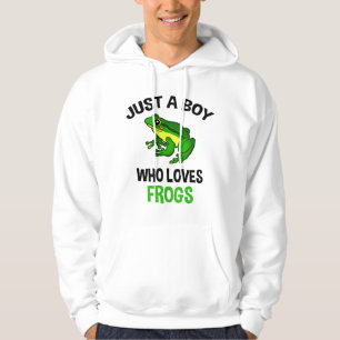 Nur ein Junge, der Frösche Hoodie