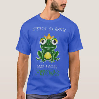Nur ein Junge, der Frösche Liebe T-Shirt
