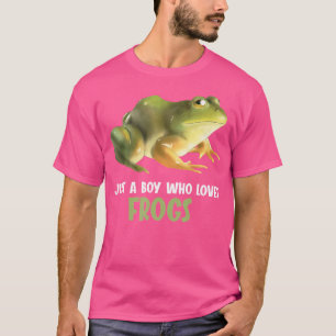 Nur ein Junge, der Froschfrosch Liebe T-Shirt