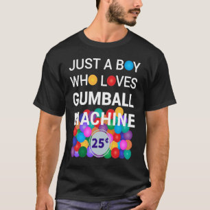 Nur ein Junge, der Gumball-Maschine Gumball Costu T-Shirt