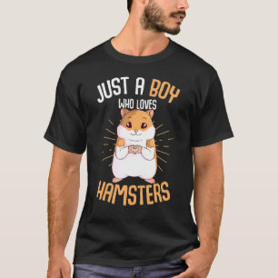 Nur ein Junge, der Hamster-Hammy-Boys Liebe, kränk T-Shirt