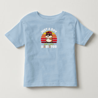 Nur ein Junge, der Hamster liebt Kleinkind T-shirt