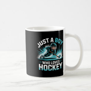 Nur ein Junge, der Hockey liebt _2 Kaffeetasse