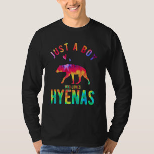 Nur ein Junge, der Hyenas Hyena Hyena Hyena Liebe T-Shirt