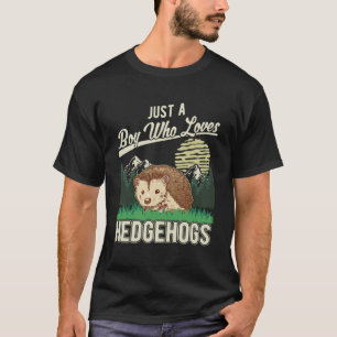 Nur ein Junge, der Igel Liebe T-Shirt