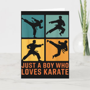 Nur ein Junge, der Karate Martial Arts Karate Lo l Karte