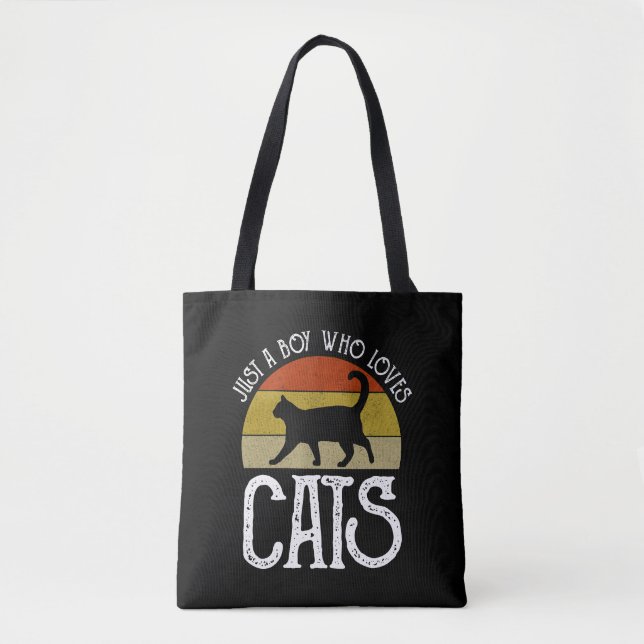 Nur ein Junge, der Katzen liebt (Vorderseite)