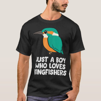 Nur ein Junge, der Kingfisher Liebe Niedlich Kingf T-Shirt