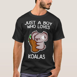 Nur ein Junge, der Koalas Funny Koala Lover Quot L T-Shirt