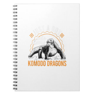 Nur ein Junge, der Komodo Dragons Komodo Dragon Li Notizblock