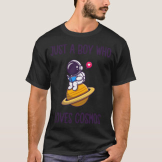 Nur ein Junge, der Kosmos Liebe T-Shirt