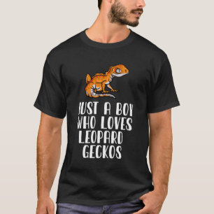 Nur ein Junge, der Leopard Geckos Liebe T-Shirt