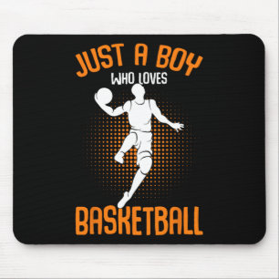 Nur ein Junge, der Liebe Basketball Player Kinder Mousepad