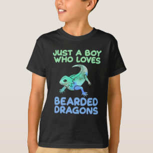 Nur ein Junge, der Liebe Drachen Lizard T-Shirt