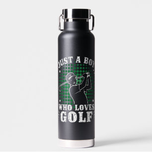 Nur ein Junge, der Liebe Golf Club Golfer Golfspie Trinkflasche