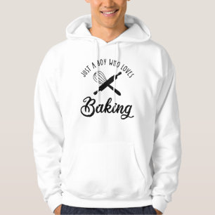 Nur ein Junge, der Lieben backt Hoodie