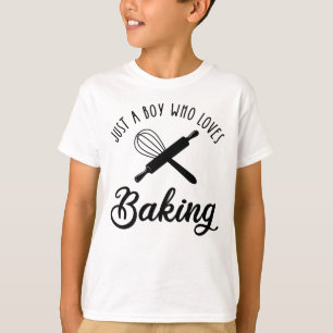 Nur ein Junge, der Lieben backt T-Shirt