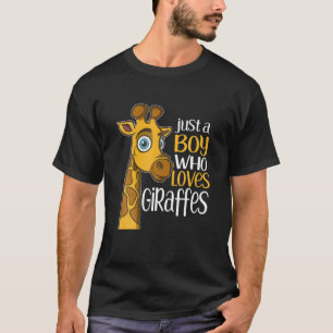 Nur ein Junge, der Lieben Giraffen Giraffen Funny T-Shirt