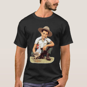 Nur ein Junge, der Lieben Hühner-Roster-Farm T-Shirt