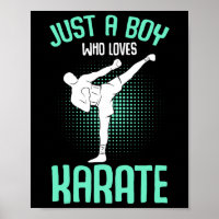 Nur ein Junge, der Lieben Karate Kinder Jungs Kara