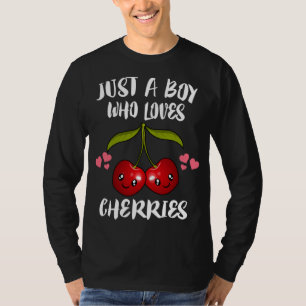 Nur ein Junge, der Lieben Kirschen Obst Lover T-Shirt