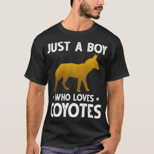 Nur ein Junge, der Lieben Kojotes Tierfreunde für T-Shirt