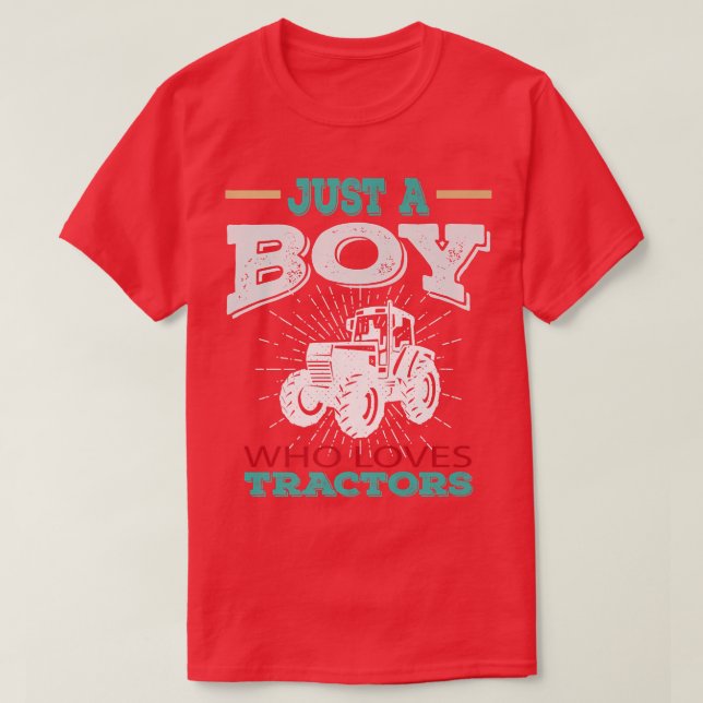 Nur ein Junge, der Lieben Lehrer Bauer Future Trac T-Shirt (Design vorne)