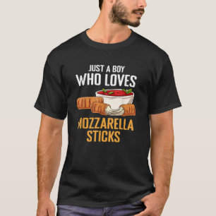 Nur ein Junge, der Lieben Mozzarella Sticks T-Shirt