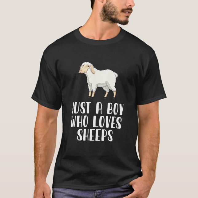 Nur ein Junge, der Lieben schäft T-Shirt (Vorderseite)