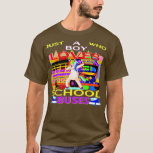 Nur ein Junge, der Lieben Schule bucht witzig 1 T-Shirt
