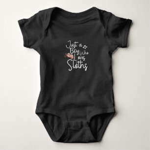 Nur ein Junge, der Lieben Sloths Baby Strampler