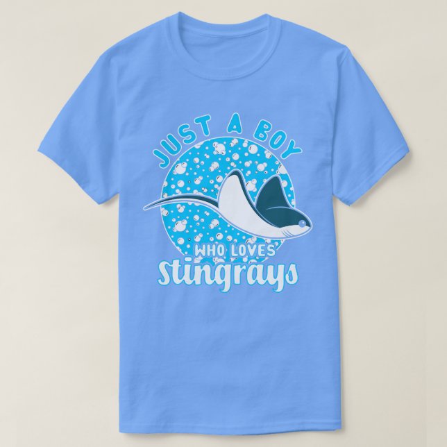 Nur ein Junge, der Lieben Stingrochen 3 T-Shirt (Design vorne)