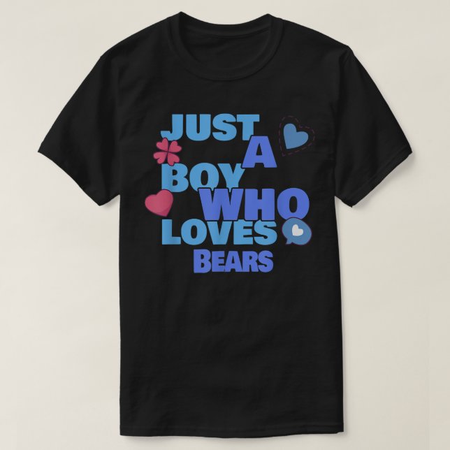 Nur ein Junge, der Lieben trägt T-Shirt (Design vorne)