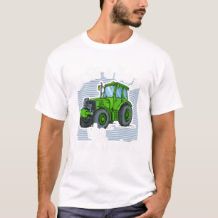 Nur ein Junge, der Lieben Traktoren auf Bauernhof T-Shirt