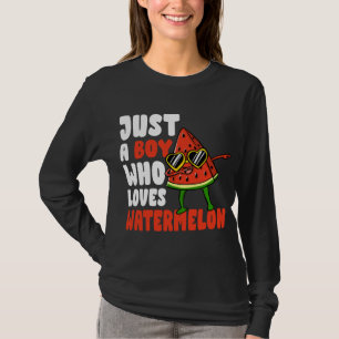 Nur ein Junge, der Lieben Watermelon Frucht Lover  T-Shirt