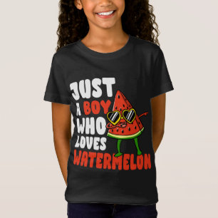 Nur ein Junge, der Lieben Watermelon Frucht Lover  T-Shirt
