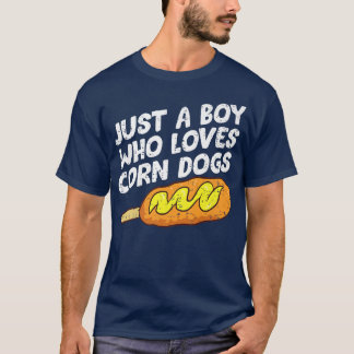 Nur ein Junge, der Maishunde Liebe, liebt Koreaner T-Shirt
