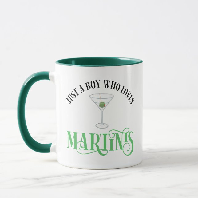 Nur ein Junge, der Martinis liebt Tasse (Links)