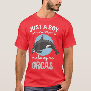 Nur ein Junge, der Orcas Whale Liebe T-Shirt