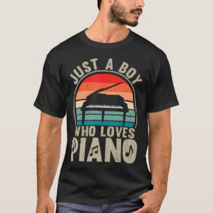 Nur ein Junge, der Piano-Recto-Pianist liebt T-Shirt
