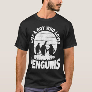 Nur ein Junge, der Pinguine, Süße Tier, Jungs Lieb T-Shirt